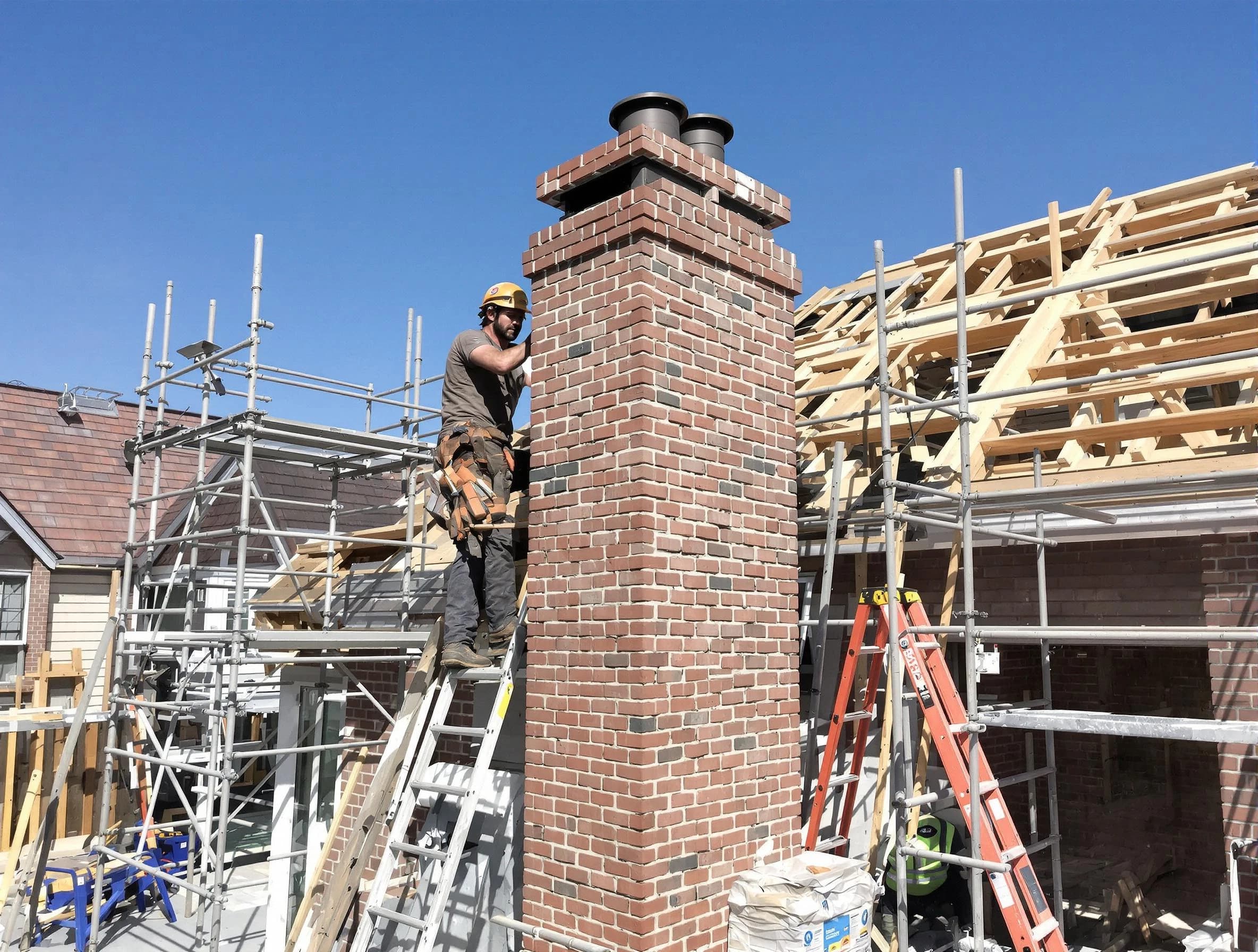 New chimney installation completed by Franklin Chimney Sweep in Franklin, NJ